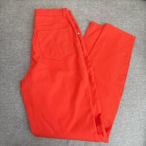 Escada Women's Orange Cotton Denim Pants